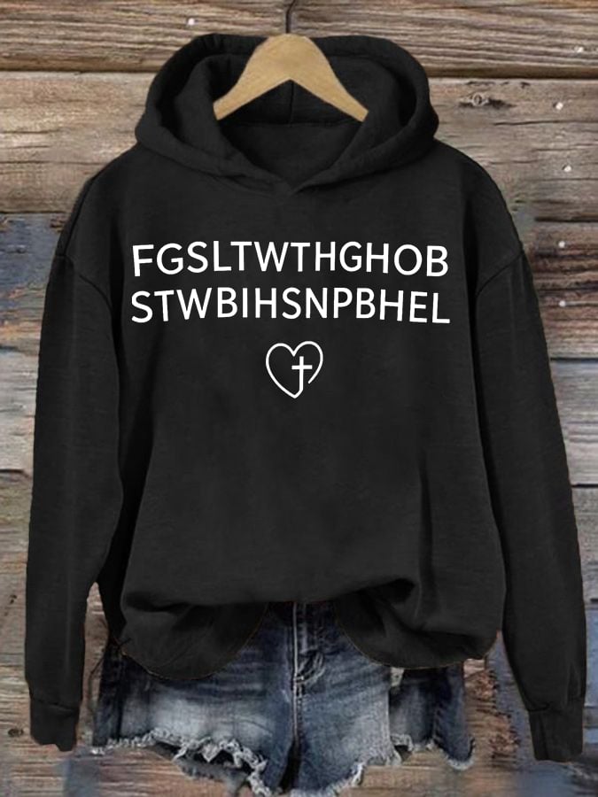Women's FGSLTWTHGHOB STWBIHSNPBHEL Printed Hoodie