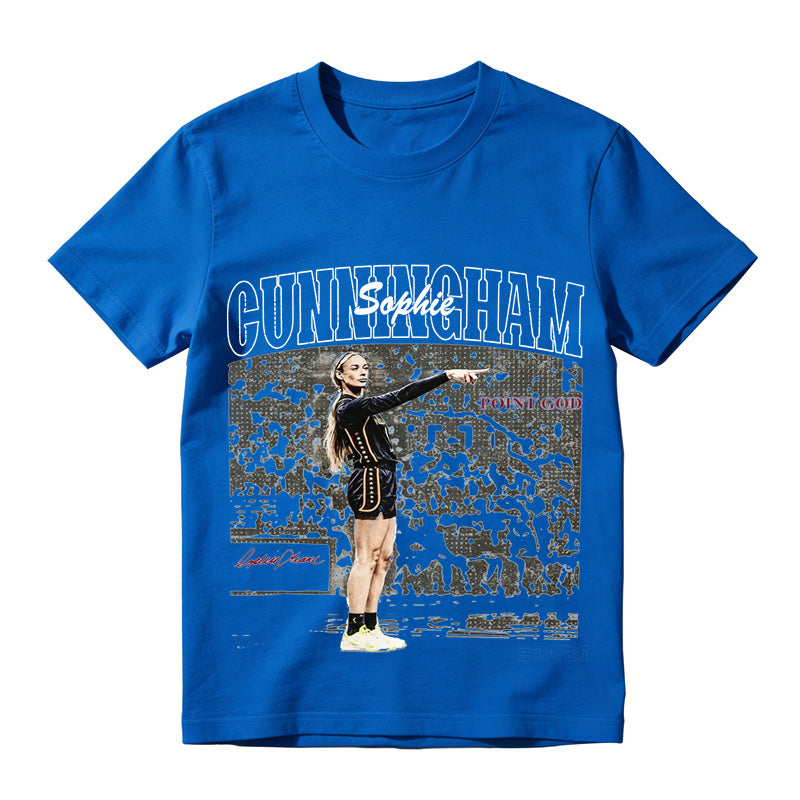 Classic Sophie Cunningham Basketball Graphic Tee, Vintage Cotton T-Shirt