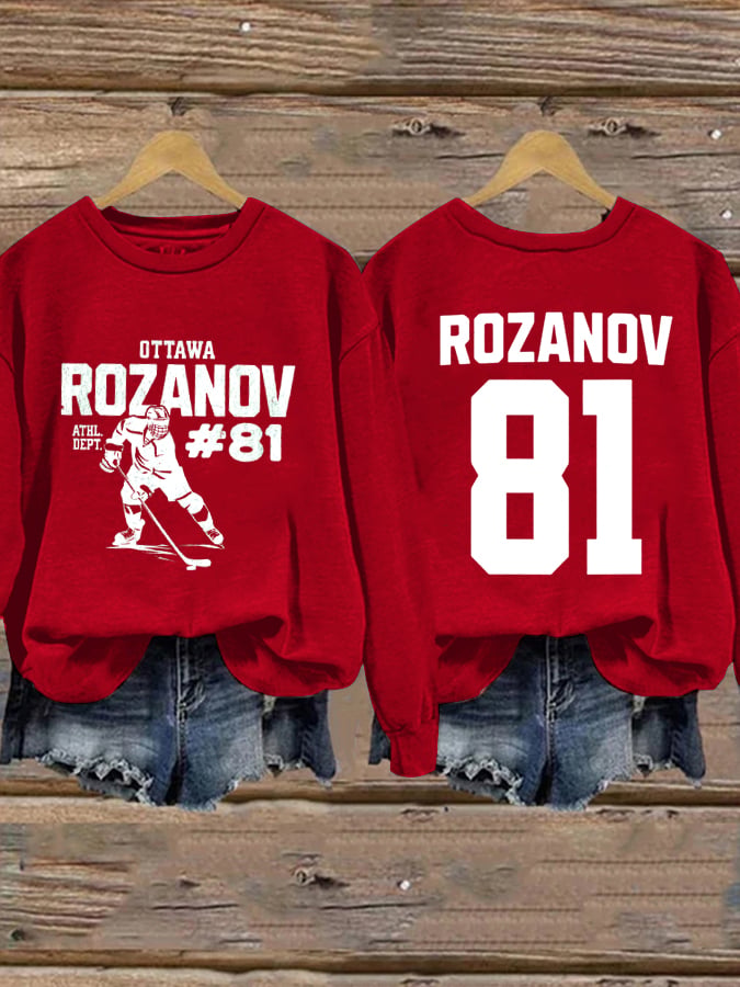 Women's Golden Boy and Ice Prince Hockey Sticks Sweatshirt