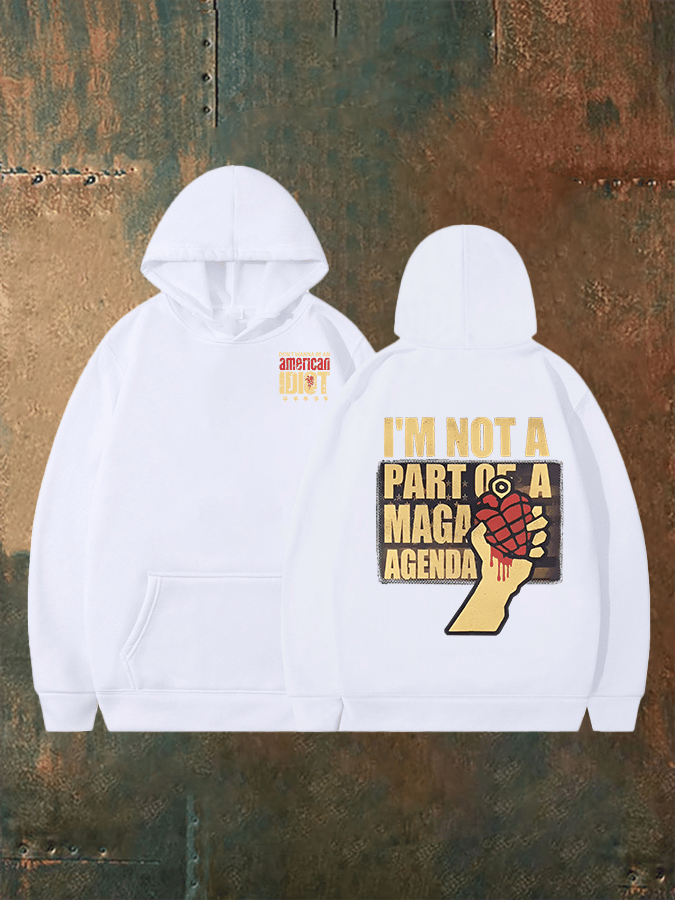 Unisex american idiot Print Hoodie