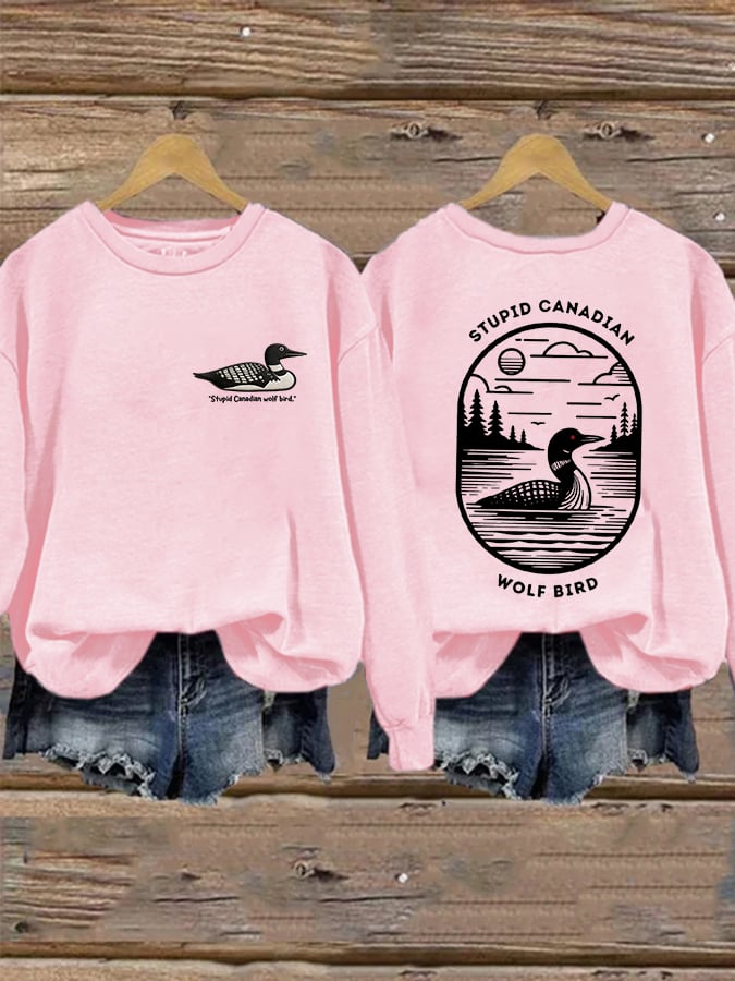 Women's Hockey Romance Print Casual Sweatshirt