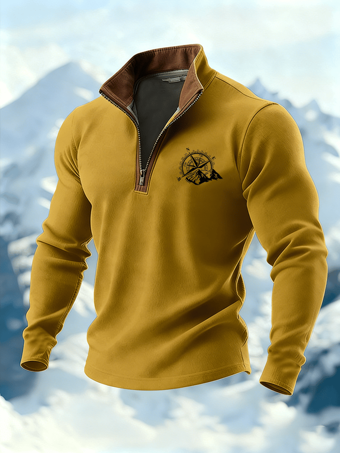 Men's Hiking Print Hoodie