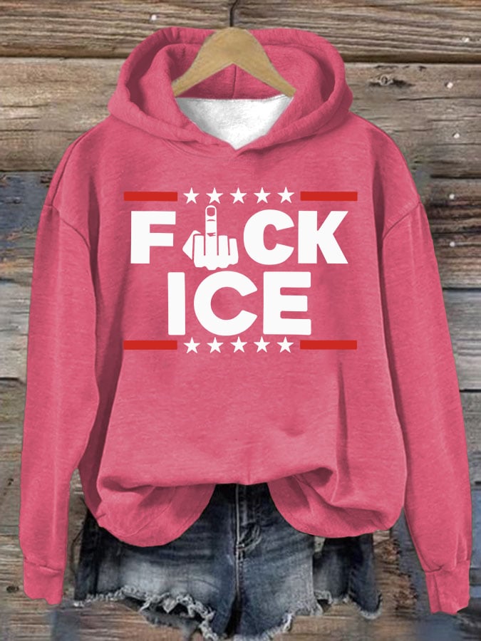 Women's ICE Print Hoodie