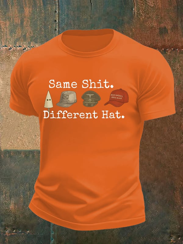 Men's Same shit Different costume Print T-Shirt