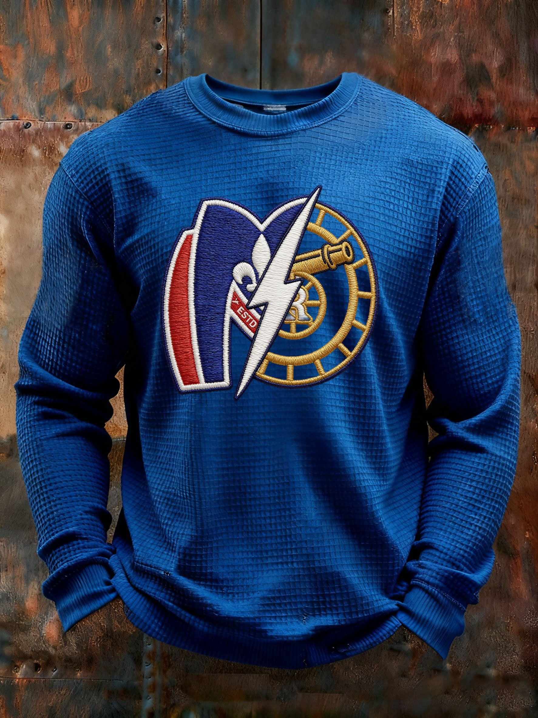 Men's Retro Hockey Fan Gift Printed Casual Top