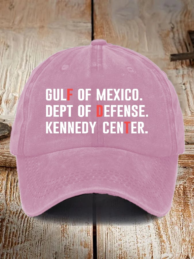 Unisex FDT Printed Washed Cotton Hat