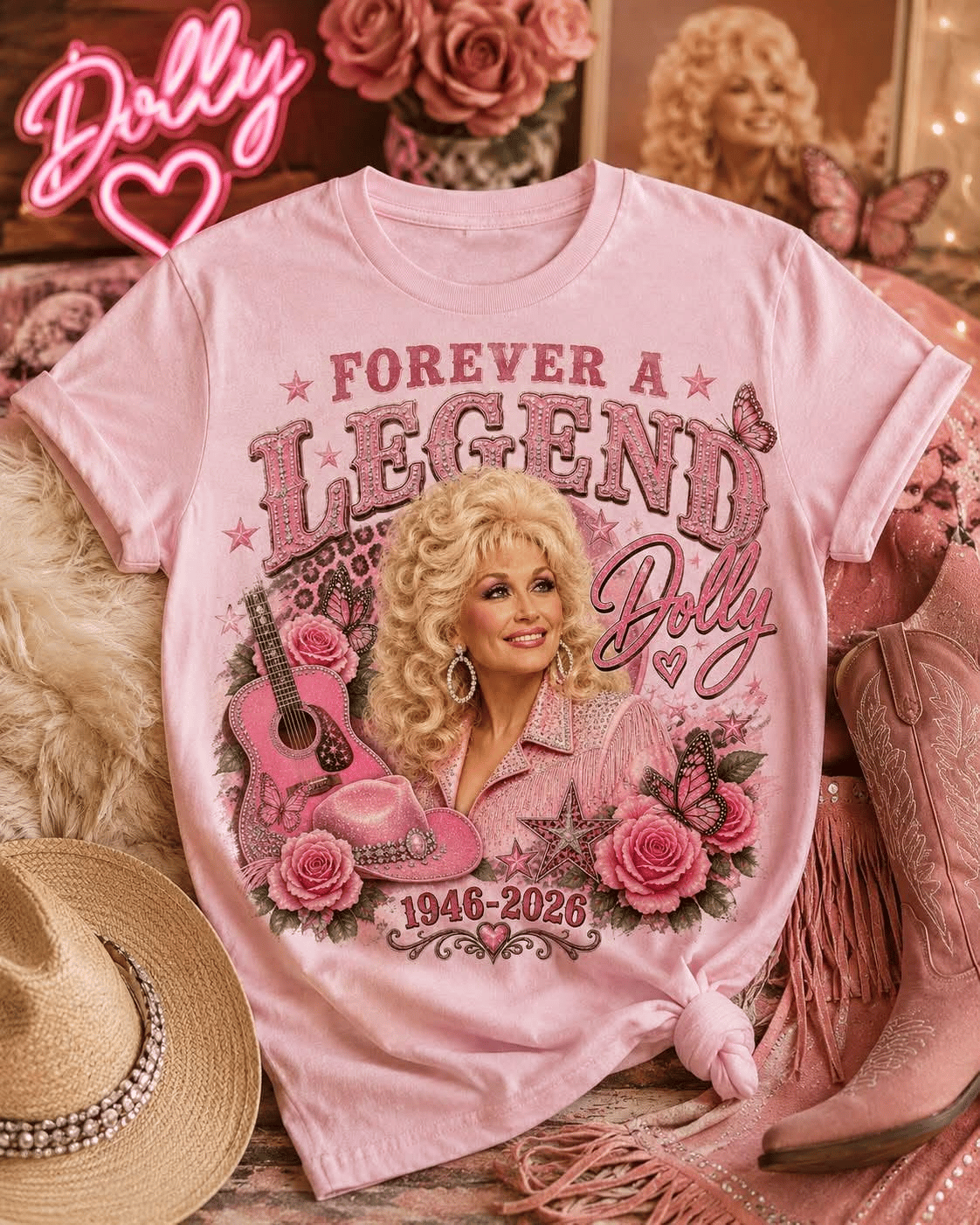 Limited Edition 2026_💕Dolly Parton 🕊🫶🏻❤🩹💕⃝ 💕 - Unisex T-Shirt