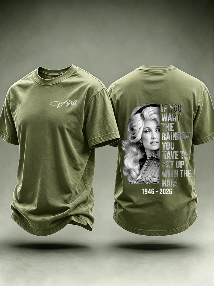 Men's Vintage Signature Graphic Memorial Print T-Shirt
