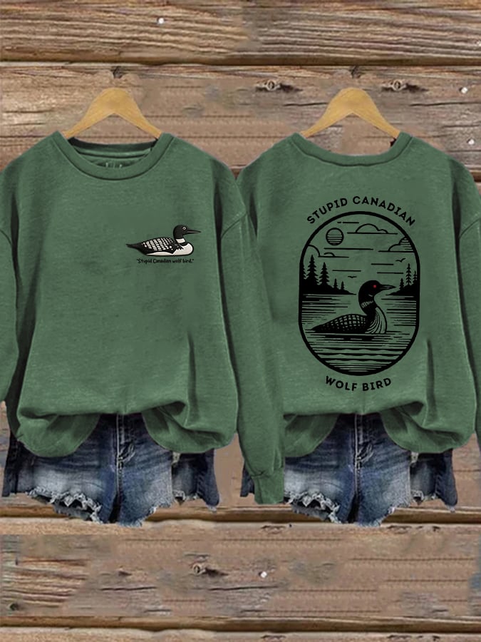Women's Hockey Romance Print Casual Sweatshirt