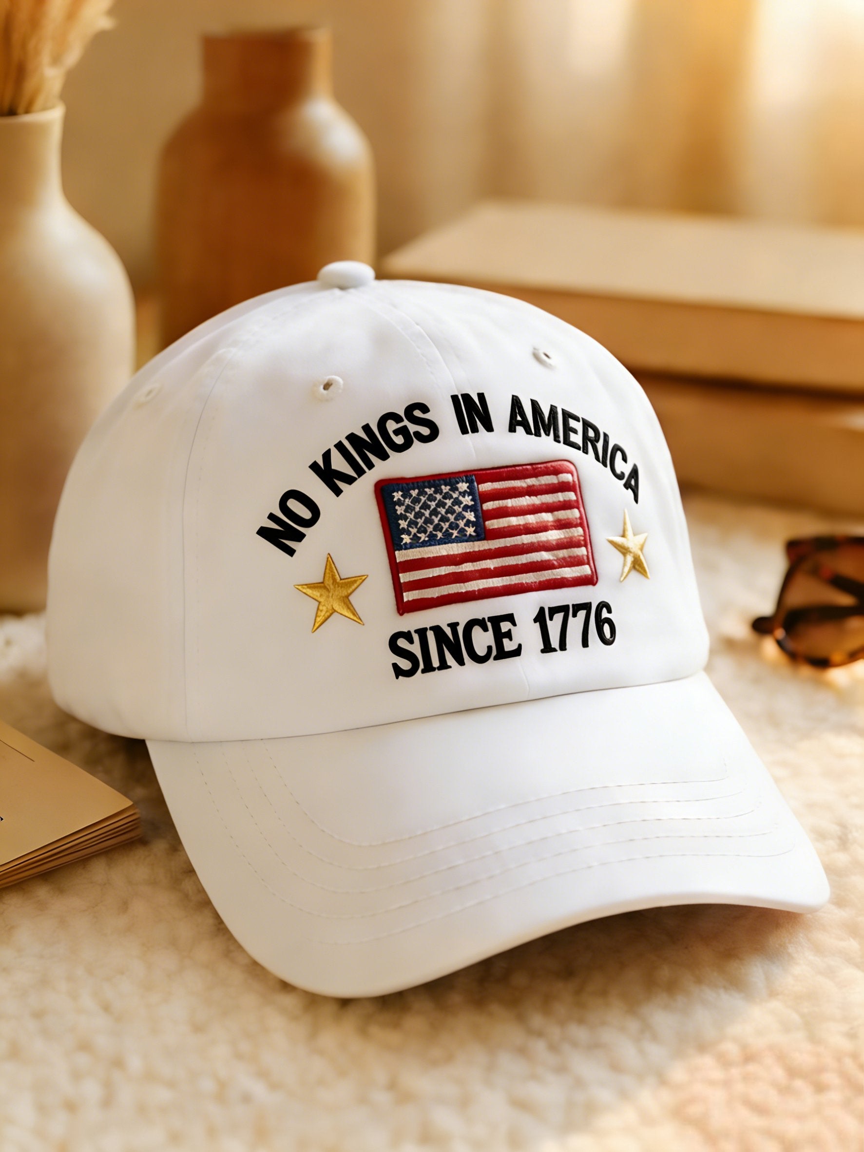 🔥Buy 3 Get 15% Off🔥Retro No Kings Print Baseball Cap