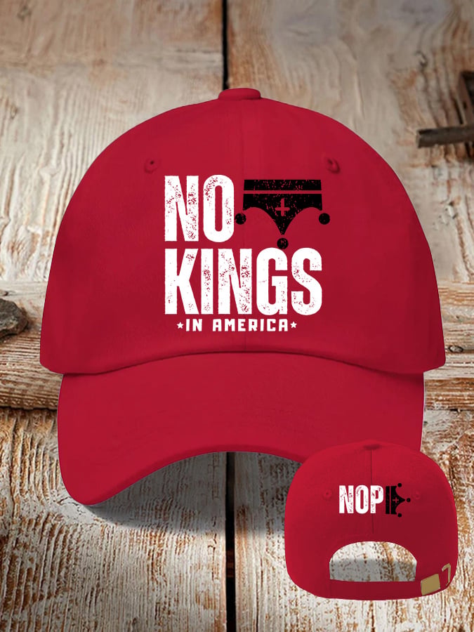 🔥Buy 3 Get 15% Off🔥Retro No Kings In America Print Baseball Cap