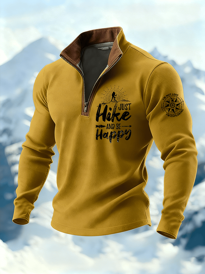 Men's Hiking Print Hoodie