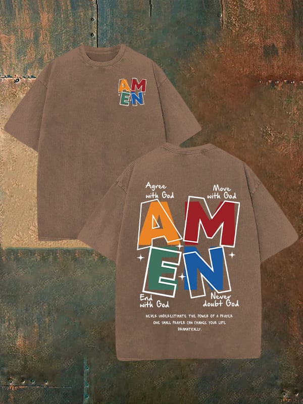 Unisex AMEN Washable T-shirt
