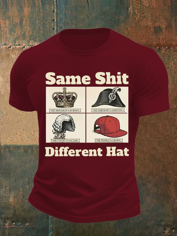 Men's Same Shit Different Hat FDT Print T-Shirt