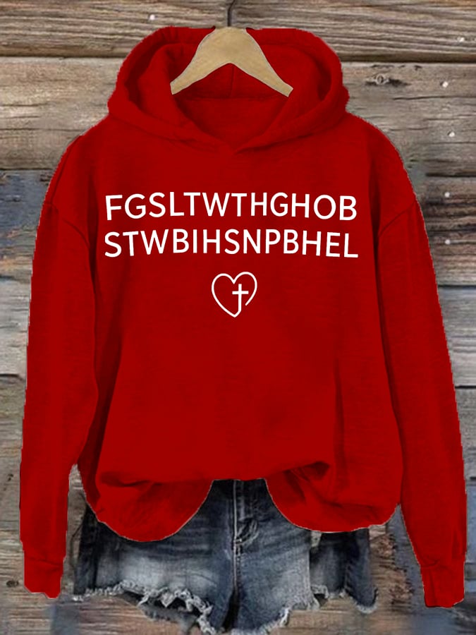 Women's FGSLTWTHGHOB STWBIHSNPBHEL Printed Hoodie