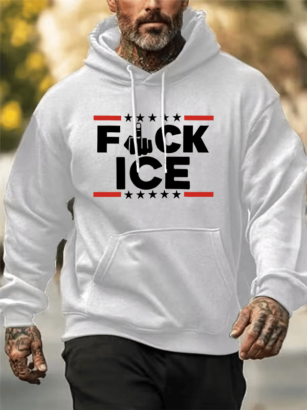 Men's ICE Print Hoodies