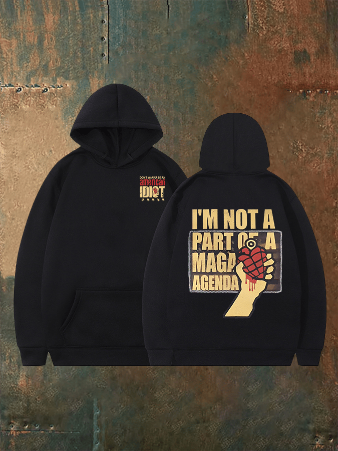 Unisex american idiot Print Hoodie