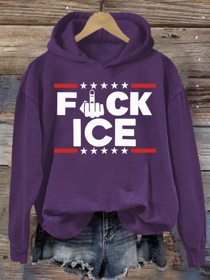 Women's ICE Print Hoodie
