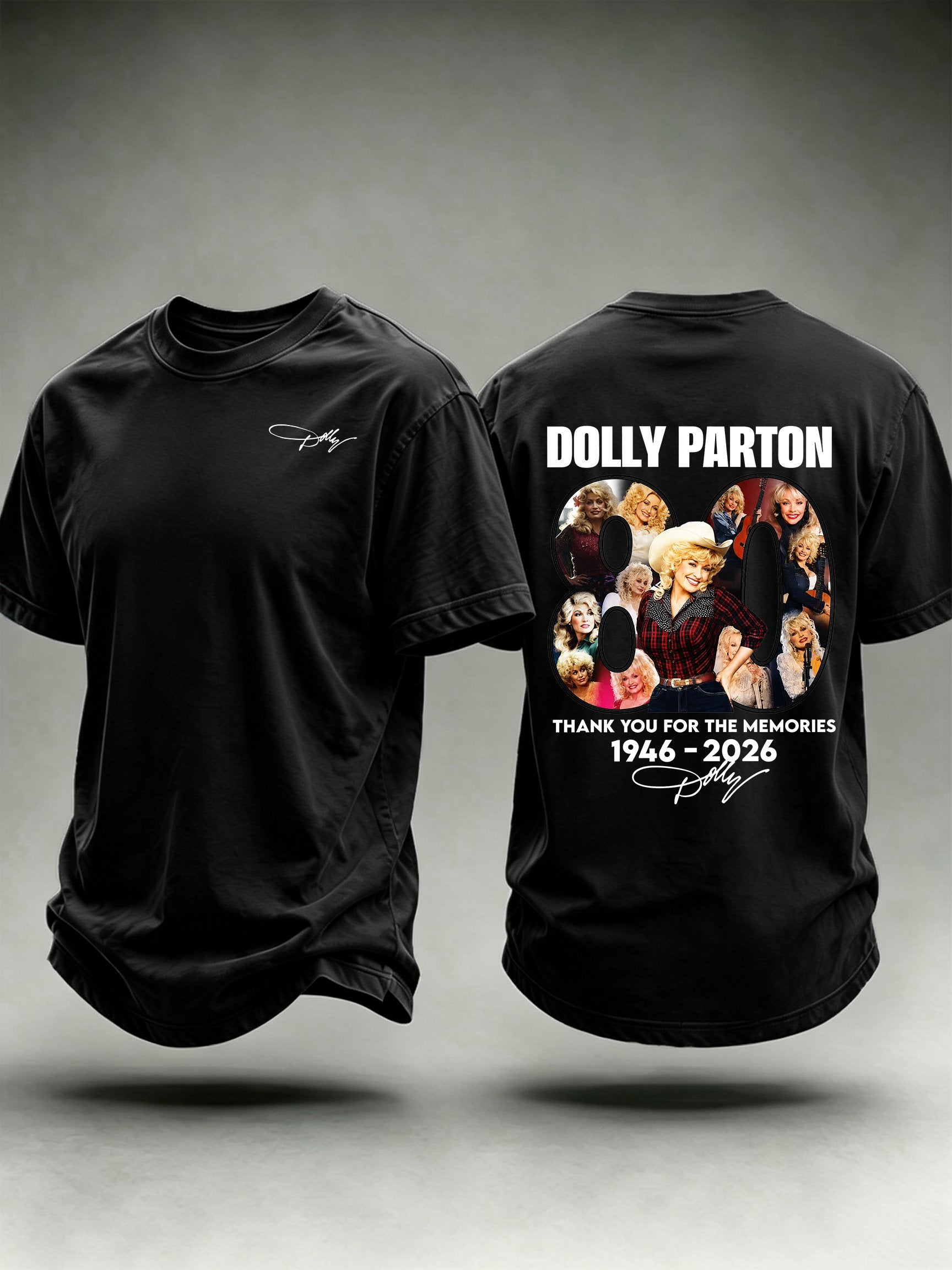 Men's Vintage Signature Graphic Memorial Print T-Shirt