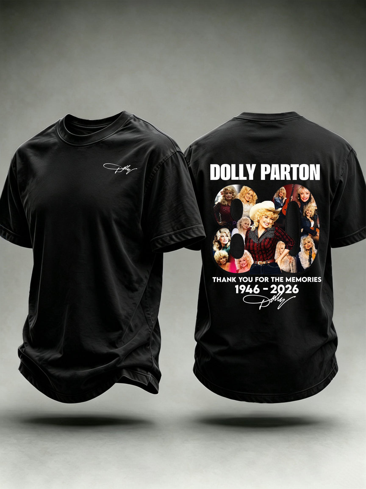 Men's Vintage Signature Graphic Memorial Print T-Shirt