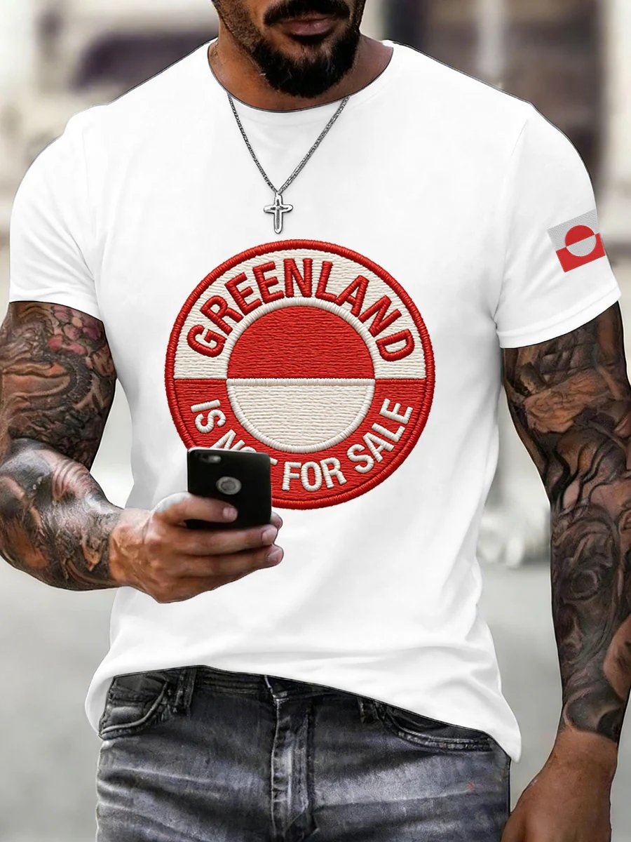 Men's Greenland Printed Casual T-shirt