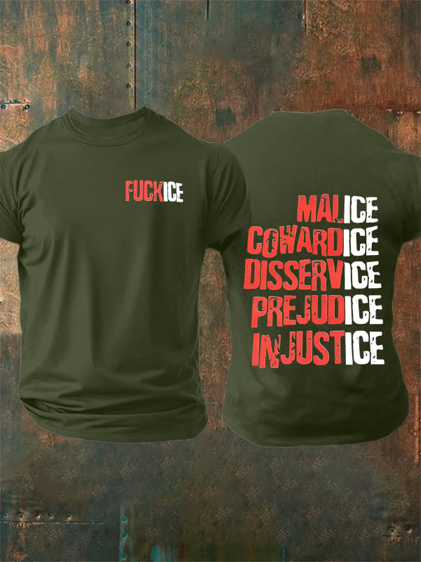 Men's Justice For Her Print T-Shirt