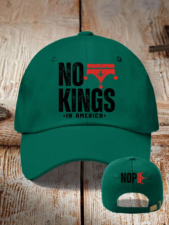 🔥Buy 3 Get 15% Off🔥Retro No Kings In America Print Baseball Cap