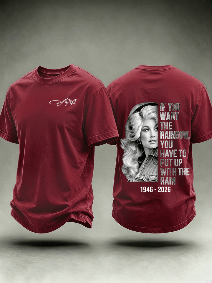 Men's Vintage Signature Graphic Memorial Print T-Shirt