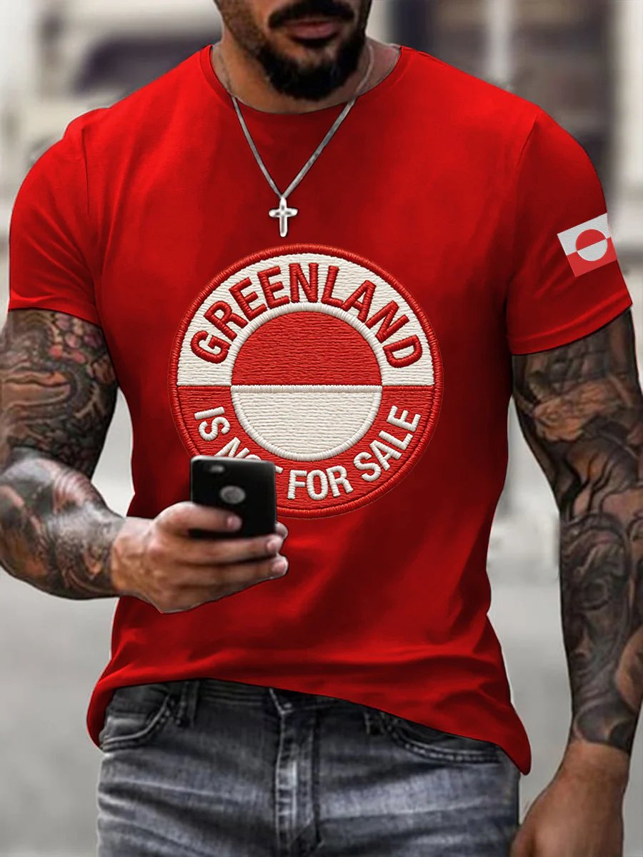 Men's Greenland Printed Casual T-shirt