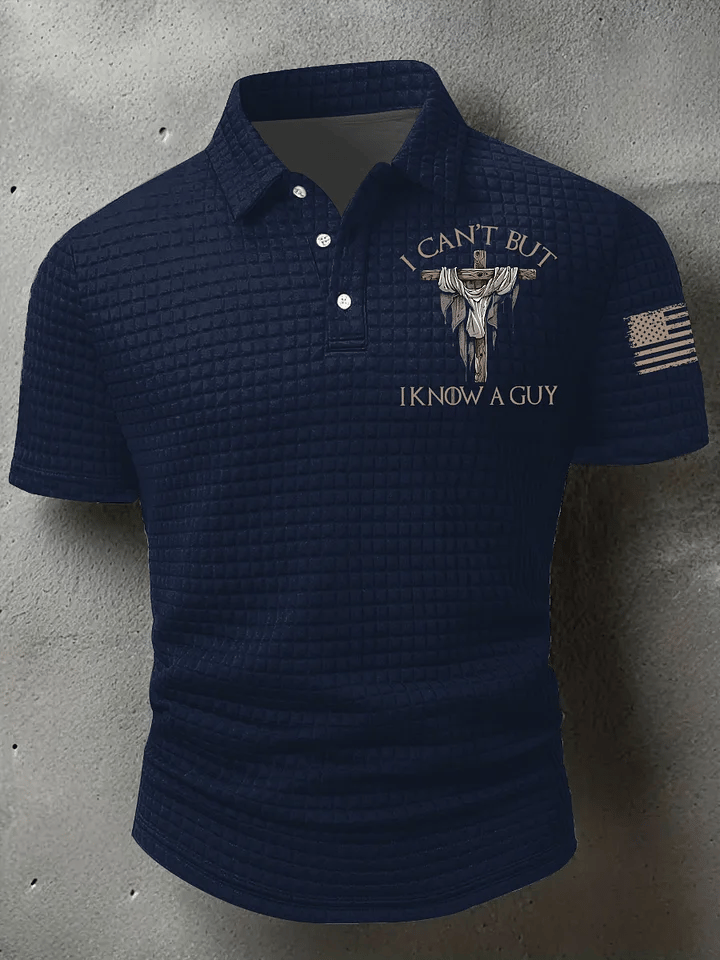 Men's I Can't But I Know A Guy Printed POLO Shirt