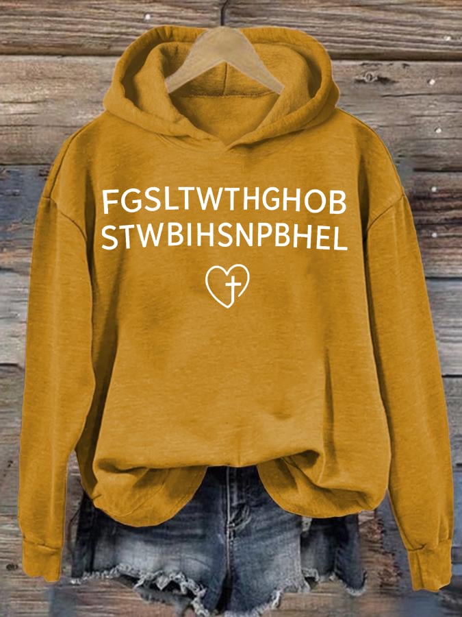 Women's FGSLTWTHGHOB STWBIHSNPBHEL Printed Hoodie
