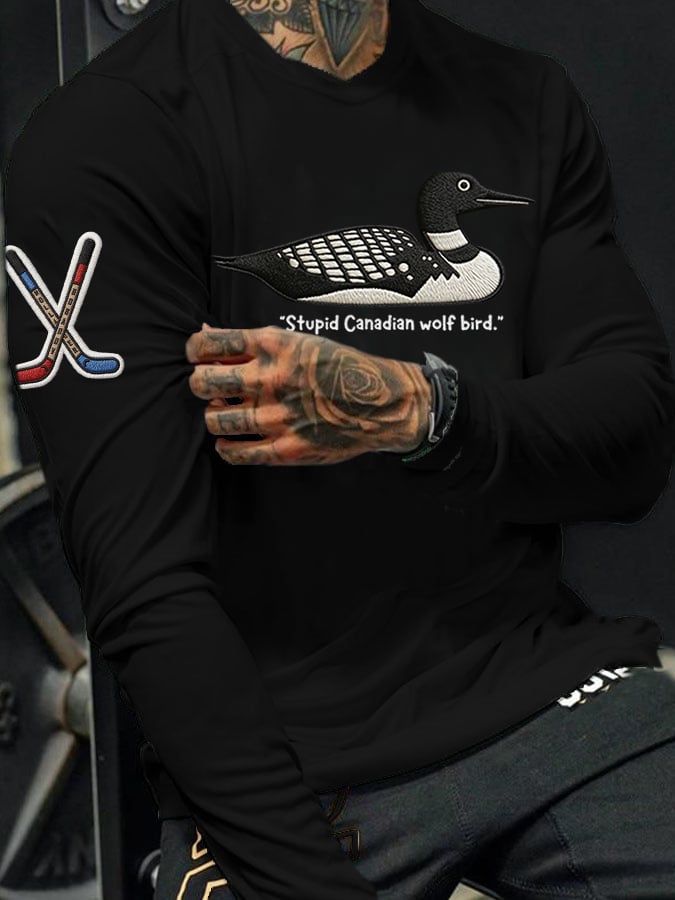 Men's Hockey Romance Print T-Shirt