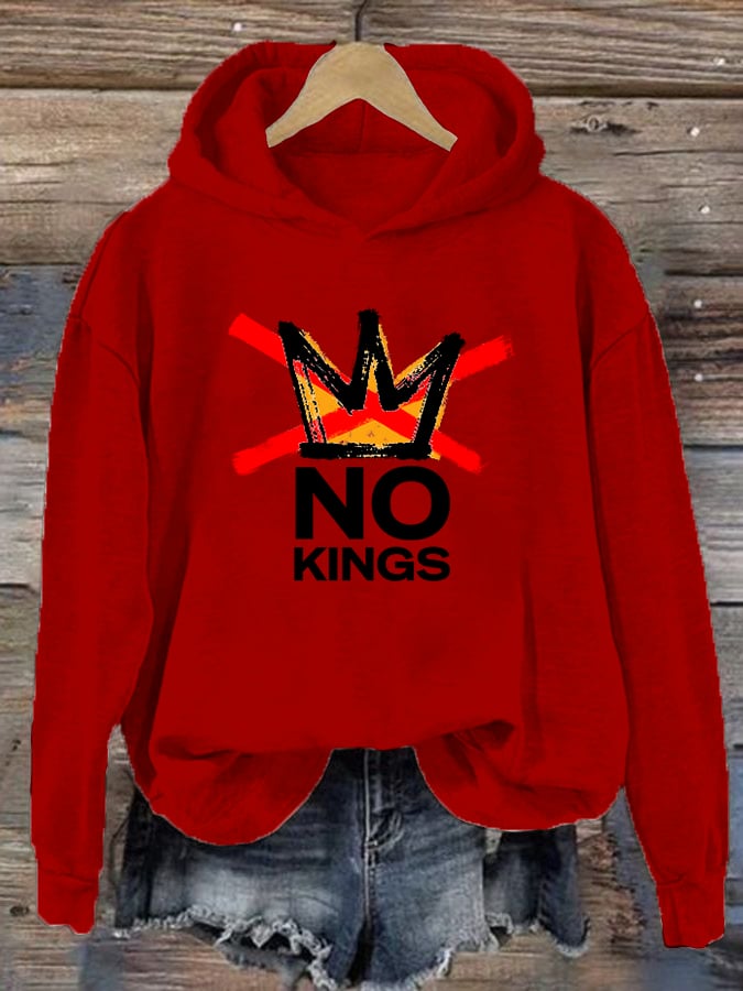 🔥Buy 3 Get 15% Off🔥Women's America has No Kings Printed Casual Hoodies