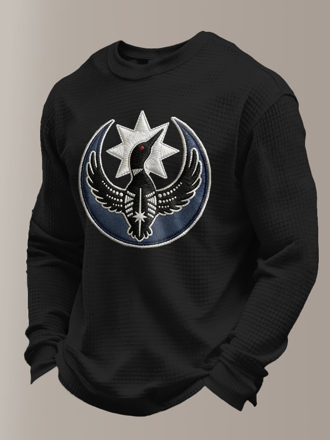 Men's FDT Printed Long-Sleeved T-shirt