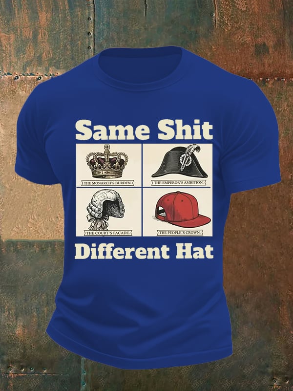 Men's Same Shit Different Hat FDT Print T-Shirt
