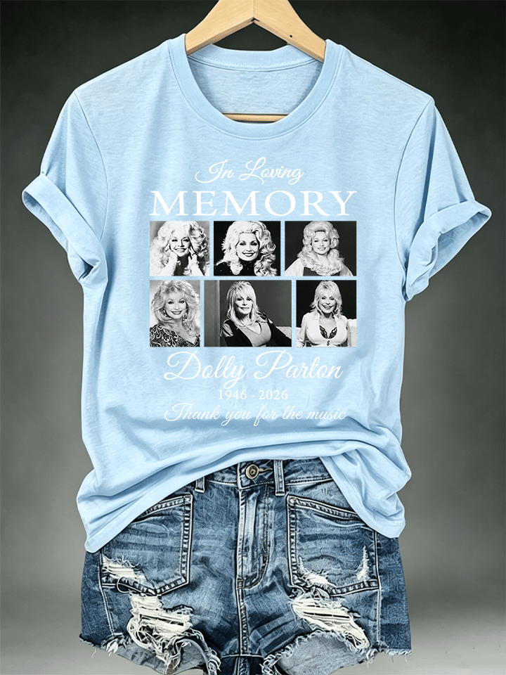 Women's Vintage Country Music Tribute Parton Tour T-Shirt