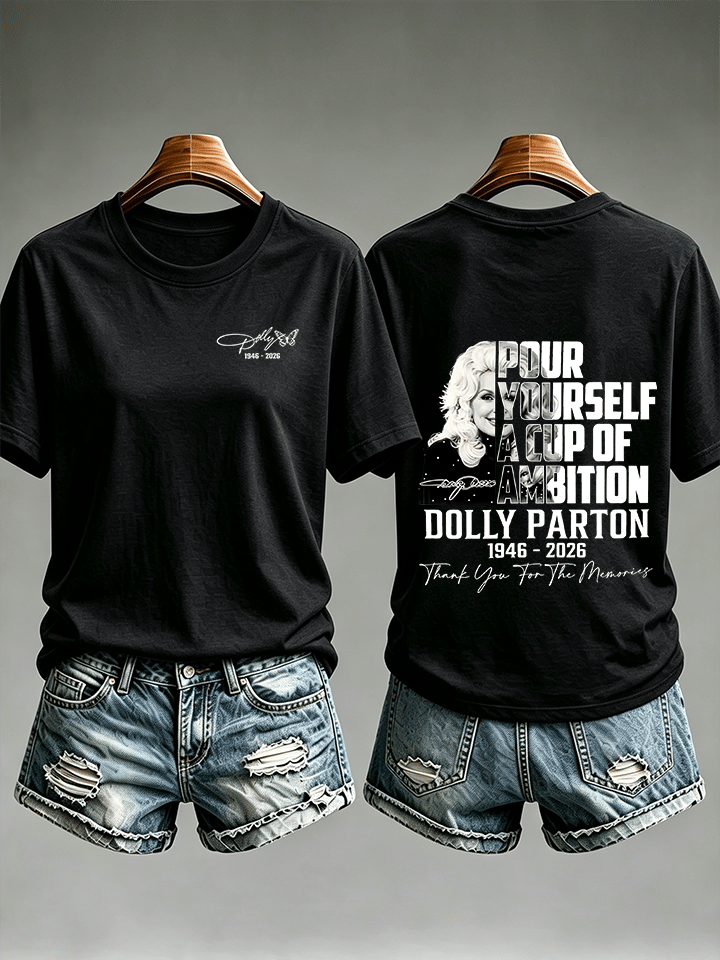 Women's Vintage Signature Graphic Memorial Print T-Shirt