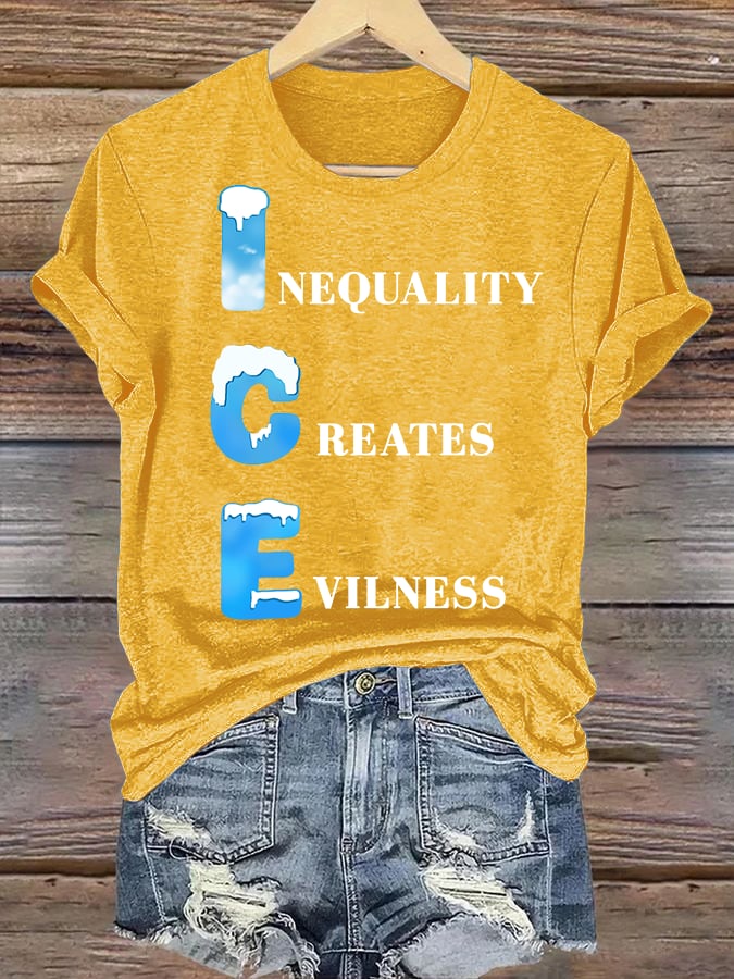 Women's ICE Print T-Shirt