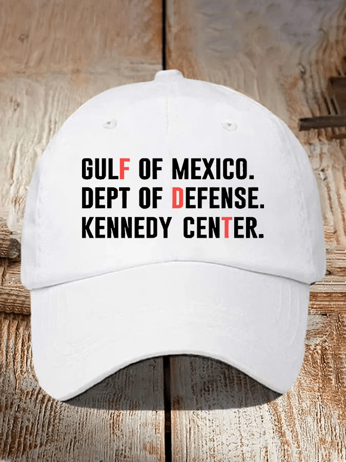 Unisex FDT Printed Washed Cotton Hat