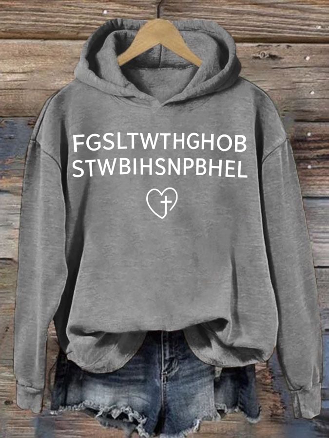 Women's FGSLTWTHGHOB STWBIHSNPBHEL Printed Hoodie