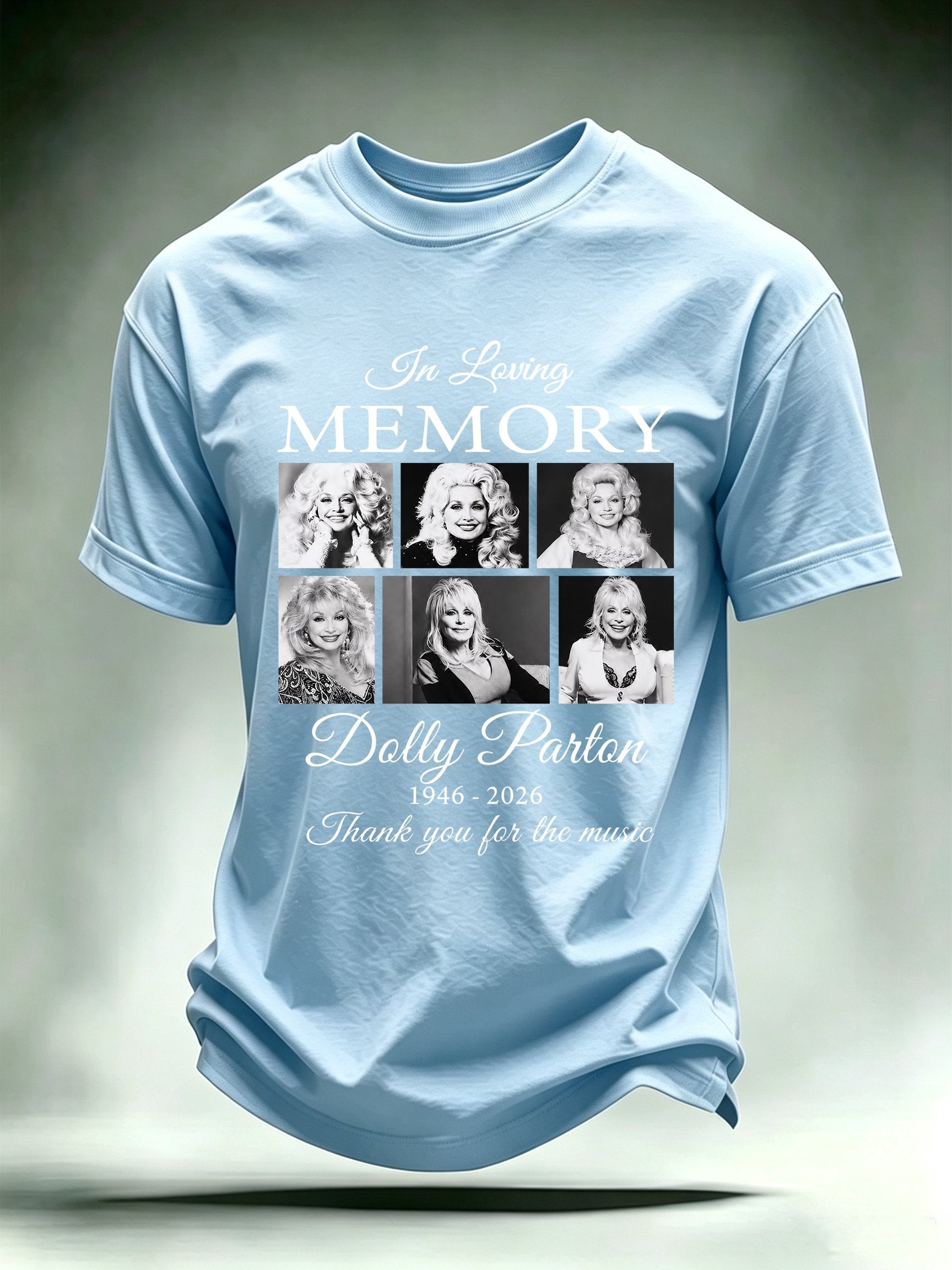 Men's Vintage Country Music Tribute Parton Tour T-Shirt