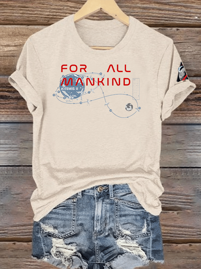 Women's FOR ALL MANKIND Print T-Shirt