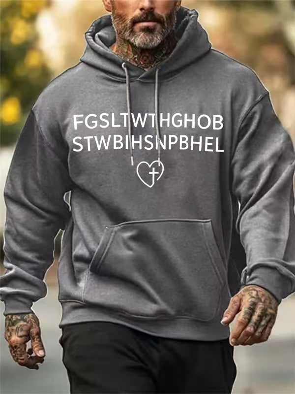 Men's FGSLTWTHGHOB STWBIHSNPBHEL Printed Hoodie