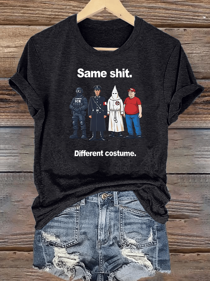 Women's Different costume Print T-Shirt