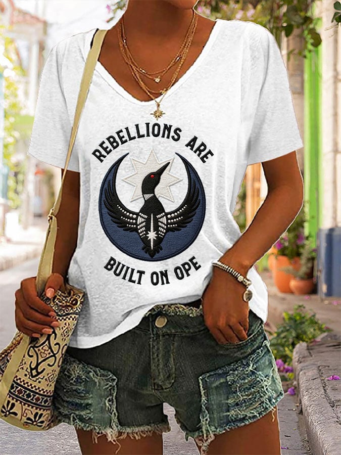 Women's Casual Printed Short-Sleeve T-Shirt