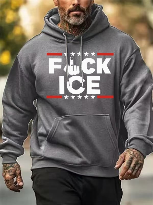Men's ICE Print Hoodies