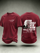 Men's Vintage Signature Graphic Memorial Print T-Shirt