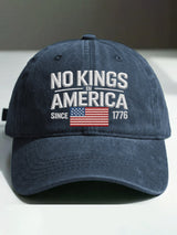 🔥Buy 3 Get 15% Off🔥Retro No Kings In America Since 1776 Print Baseball Cap