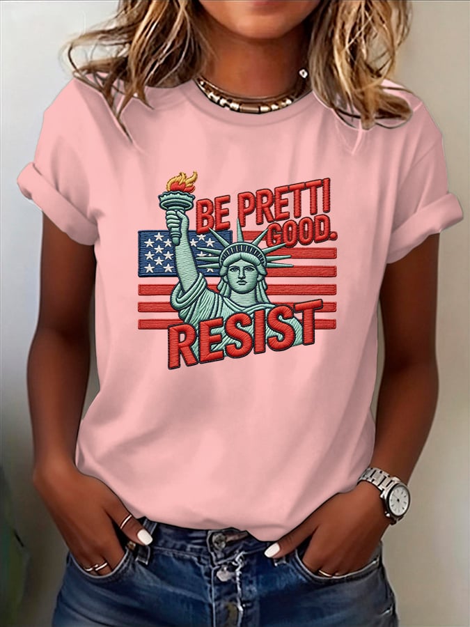 Women's casual Be Pretty Good T-shirt
