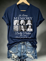 Women's Vintage Country Music Tribute Parton Tour T-Shirt
